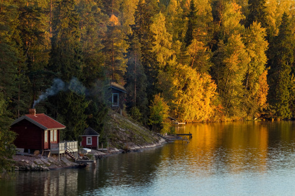 Finland has a great tradition of waterside saunas.