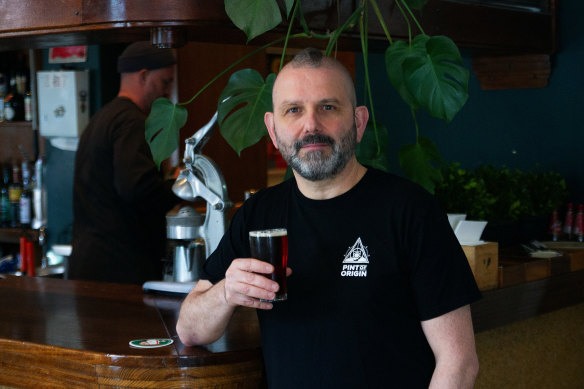 Crafty Pint’s James Smith says the growth of microbreweries was “insane”.