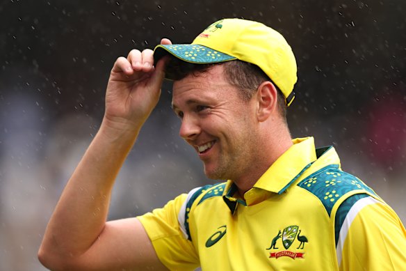 Save this pitch for the Ashes: Josh Hazlewood liked what he saw in Perth.