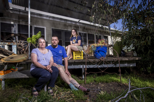 Jo and Charlie Swanson with daughter Jemma have been told that their home could be bought to make way for a new station.