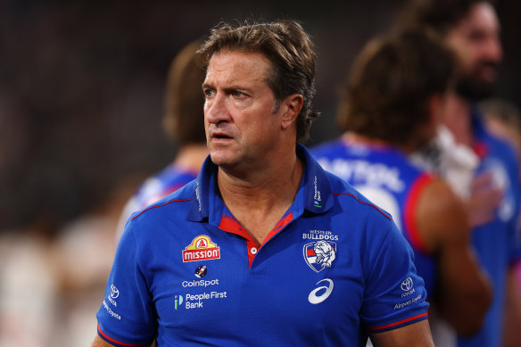 Western Bulldogs coach Luke Beveridge.