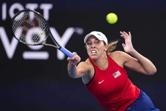 Madison Keys gave the United States a perfect start to the United Cup.