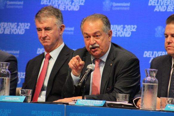 Andrew Liveris at Tuesday’s venue announcement.