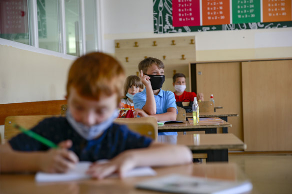 Masks are likely to remain a fixture of schooling in term one