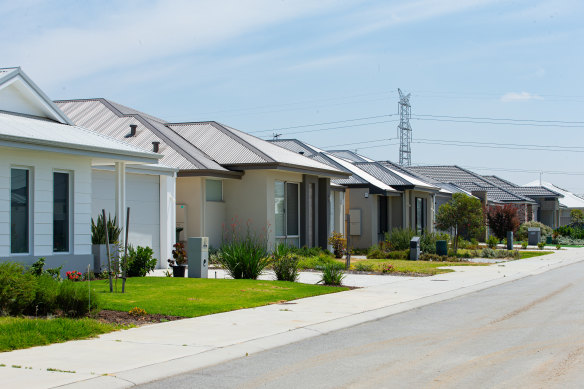 The newly built Iluma Estate in Bennett Springs is largely devoid of trees.