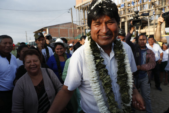 Bolivia's President Evo Morales is seeking a fourth term.