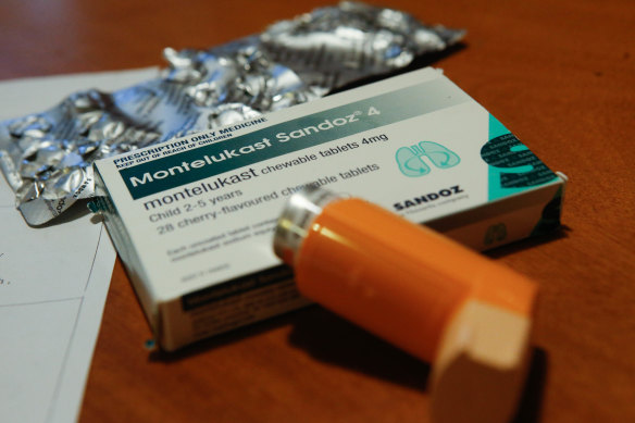 A montelukast medication for children sold in Australia.