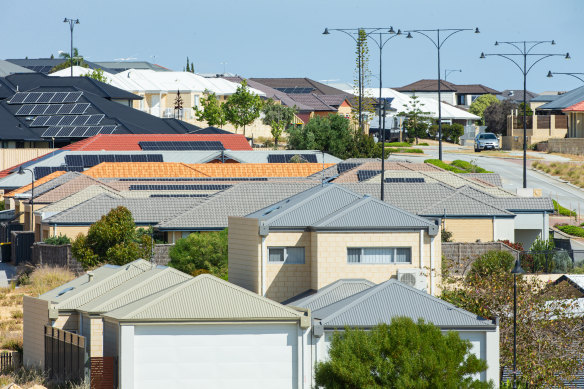 Home values in Perth have increased by 47.2 per cent, a median of $211,949, since the onset of COVID, 