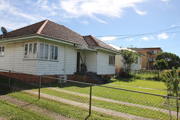 Some of the homes on Kelso Street in Chermside that would be demolished for the proposed tower. 