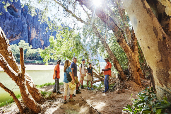 Indigenous tour of  Western Australia’s Windjana Gorge.