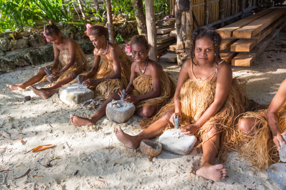 In remote parts of Malaita Island, shells are still used as a currency. 