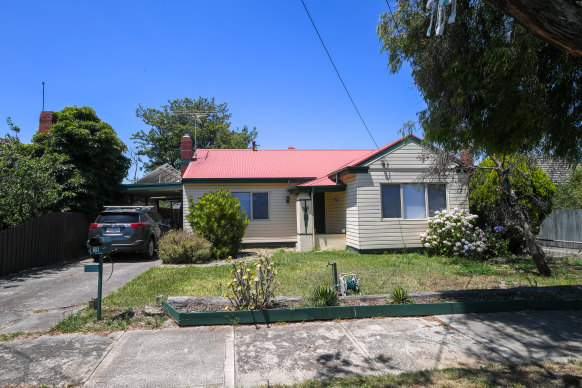 A home on Sredna Street in West Footscray that had been included in the council’s heritage overlay.