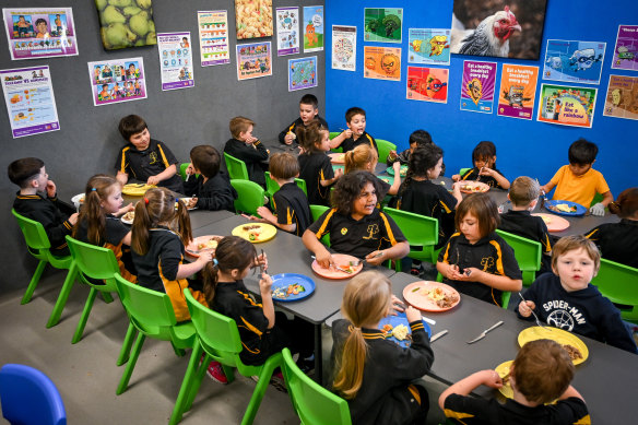 Hot lunches are served daily at Mooroopna Park Primary, Victoria’s most disadvantaged school.