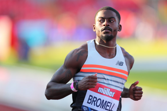 American Trayvon Bromell is favourite the 100m in Tokyo.