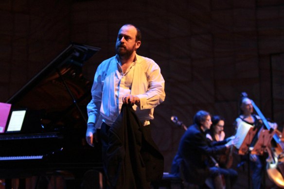 Christopher Hillier performs in The Loser.