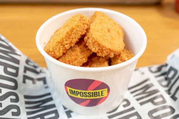 A shipment of Impossible Foods’ plant-based chicken nuggets has been banned from being imported into Australia.