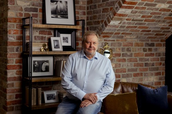 WiseTech CEO Richard White in the company’s Alexandria headquarters.