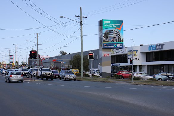 Stafford Road runs along the commercial precinct that could be transformed under the plan. 