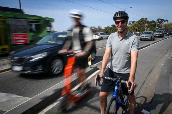 Self-described “professor of cycling” Marco te Brommelstroet says riding in Melbourne is for “high-skill risk-seekers”.