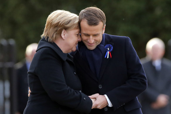 Macron has made clear that he would like to inherit Angela Merkel’s role as the most powerful leader in Europe. 