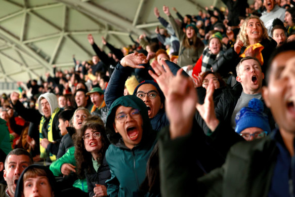 Fans at AAMI Park were praised for their good behaviour.