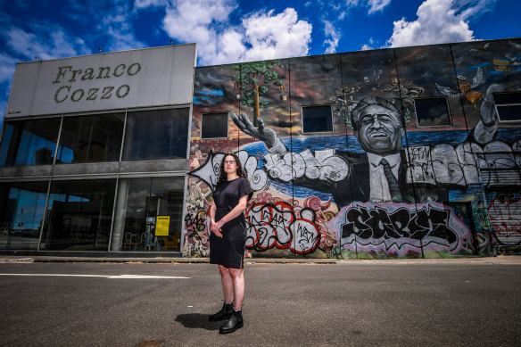 Sophie Vassallo is behind a campaign objecting to brewer Moon Dog’s plan for the Franco Cozzo building.