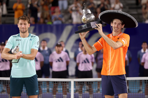 Alex De Minaur after his win in Acapulco.