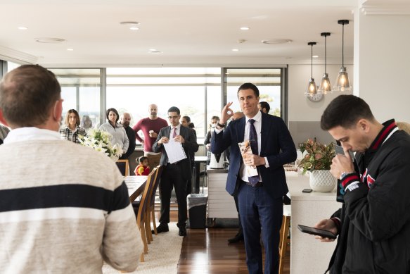 A penthouse apartment in Banksia sold for $1,425,000 on Saturday. 