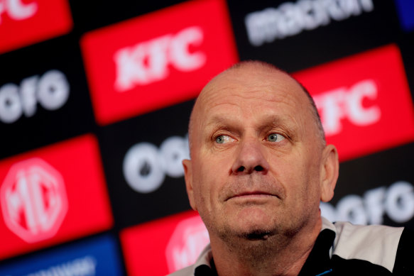 Port Adelaide coach Ken Hinkley.