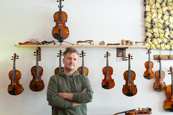 Dominik Przywara, who runs the String Embassy on Military Road.