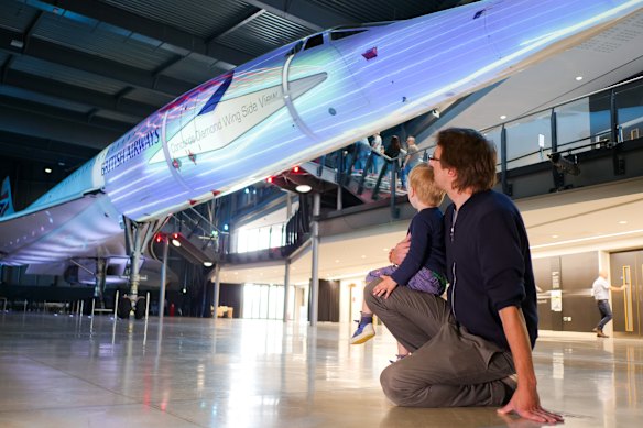 The last Concorde, on display at Aerospace Bristol.