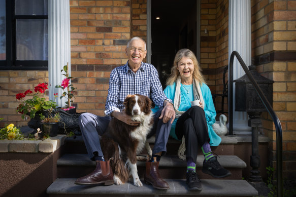 John and Margaret Joughin advertised the reserve of their Lancefield home to make the sale fairer for buyers.