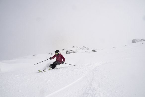 The NSW Snowy Mountain ski fields, including Perisher, have received a large amount of snow ahead of an expected cold snap across the weekend.