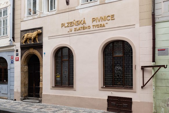 Prague’s iconic House at the Golden Tiger.