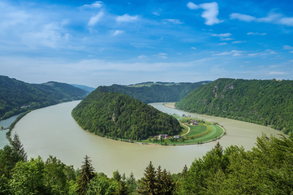 Passau to Linz, Germany and Austria.
