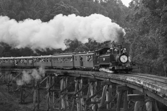The Puffing Billy in 1962.