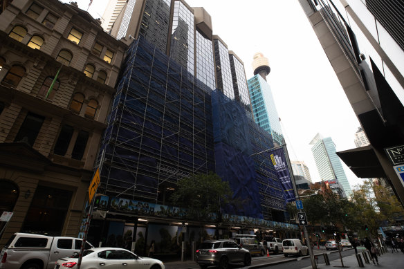 The controversial rail corporation’s new offices are in a high-rise tower near Pitt Street Mall in the Sydney CBD.