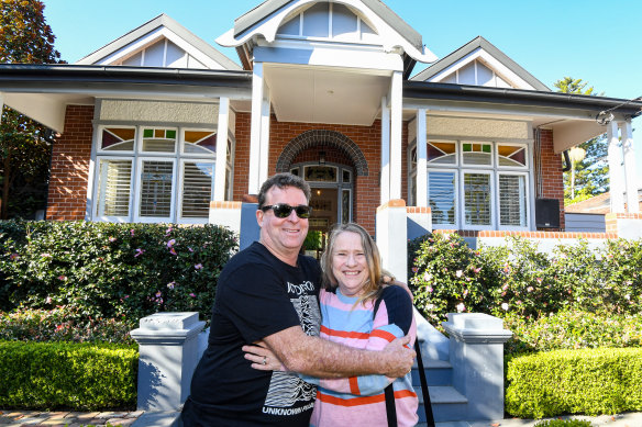 Buyers Chris and Elizabeth McNamara were thrilled with their new home. 
