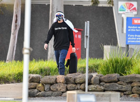 Richard Pusey leaves jail in August. 