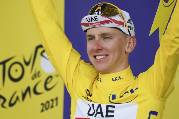 Unstoppable? Tadej Pogacar is again the man to beat at the Tour de France this year. 