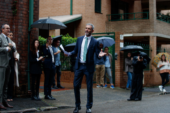 The Chippendale apartment drew a crowd at auction.