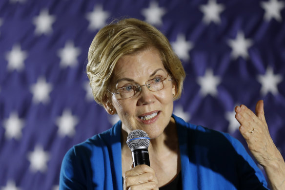 Democratic Senator Elizabeth Warren has risen in the polls in recent weeks.