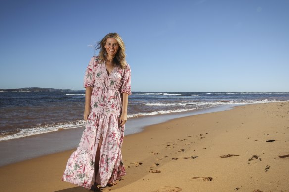 Elisa Charles on the Northern Beaches. 