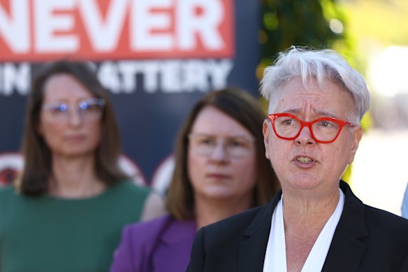 Penny Sharpe has been targeted because she is in a leadership position.