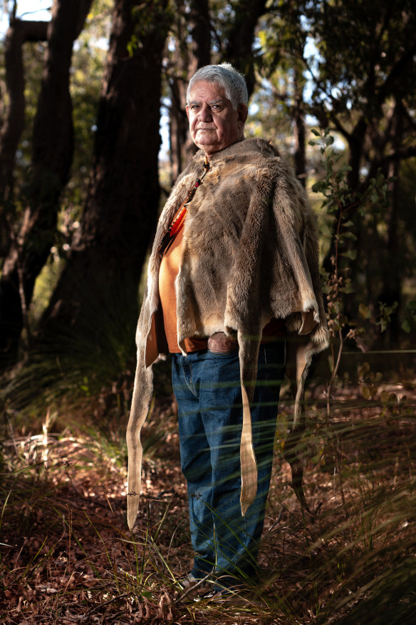Wyatt wore a ­kangaroo skin cloak, or booka, when he was sworn in as Australia’s first Indigenous federal minister in 2017.