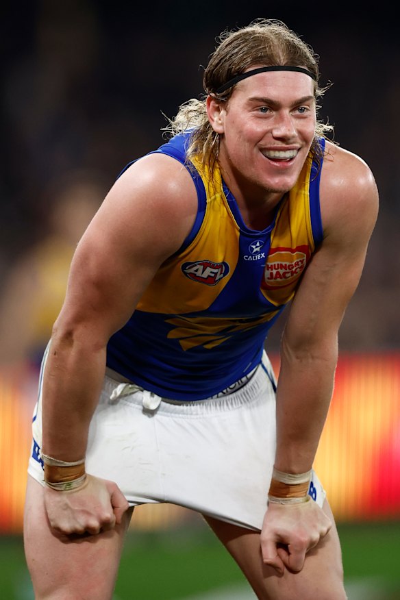 West Coast Eagles star Harley Reid.