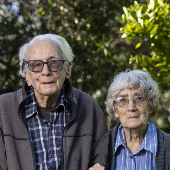 Peter and Rosemary Goad at their Middle Park home.