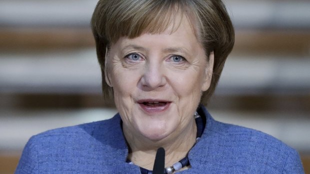 German Chancellor Angela Merkel reached an agreement with the Social Democrats.