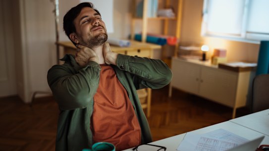 Muscle knots can form when a muscle is overloaded, either through exercise or poor posture.