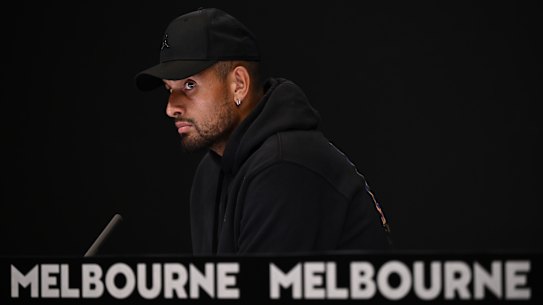 A knee injury forced Nick Kyrgios to withdraw from the Australian Open.